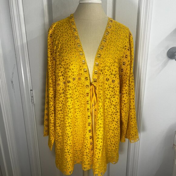 Miss Me Crochet Cardigan Sz S - Fits up to Large NWOT - Picture 1 of 5